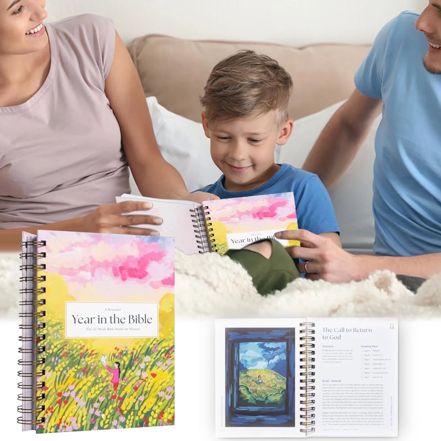 A Beautiful Year in the Bible: the 52-Week for Women (Spiral Bound)